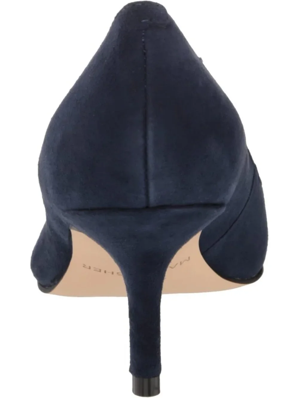 Women Baltic Blue Modern Pointed Toe Alola Dress Casual Pumps Pull On Heel Shoes